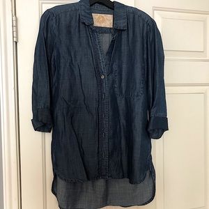 Bella Dahl Denim Button Down Top XS